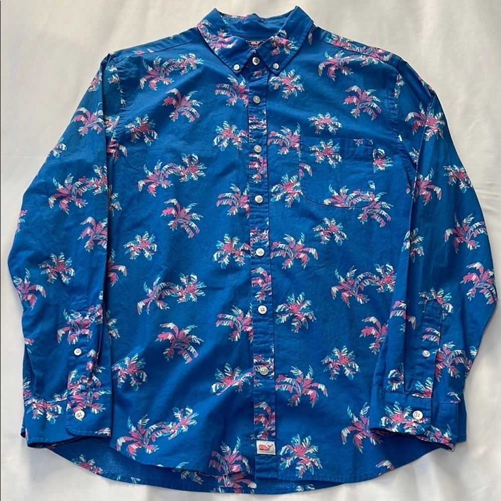 Vineyard Vines 100% Cotton Long Sleeve Button Down Slim Fit Murray Shirt